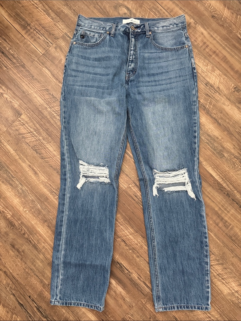 Distressed Denim Jeans by Kancan